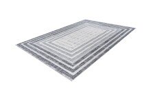 Teppich >Sarai< in Grau, 100% Polyester - 170x120cm (LxB)