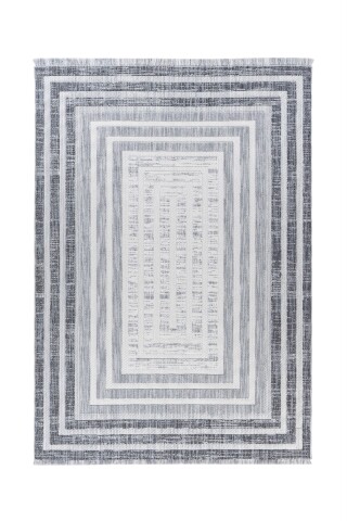 Teppich >Sarai< in Grau, 100% Polyester - 230x160cm (LxB)