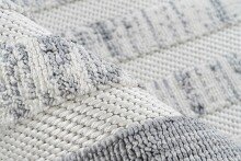 Teppich >Sarai< in Grau, 100% Polyester - 150x80cm (LxB)