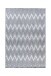 Teppich >Sarai< in Grau / Weiß, 100% Polyester - 230x160cm (LxB)