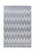 Teppich >Sarai< in Grau / Weiß, 100% Polyester - 150x80cm (LxB)