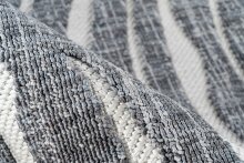 Teppich >Sarai< in Grau, 100% Polyester - 150x80cm (LxB)