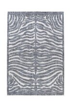 Teppich >Sarai< in Grau, 100% Polyester - 150x80cm...