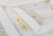 Teppich >Spark< in Elfenbein / Gold, 100% Leder - 170x120cm (LxB)