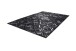 Teppich >Spark< in Schwarz / Silber, 100% Leder - 170x120cm (LxB)