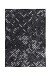 Teppich >Spark< in Schwarz / Silber, 100% Leder - 170x120cm (LxB)