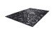 Teppich >Spark< in Schwarz / Silber, 100% Leder - 230x160cm (LxB)