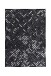 Teppich >Spark< in Schwarz / Silber, 100% Leder - 230x160cm (LxB)