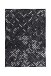 Teppich >Spark< in Schwarz / Silber, 100% Leder - 150x80cm (LxB)