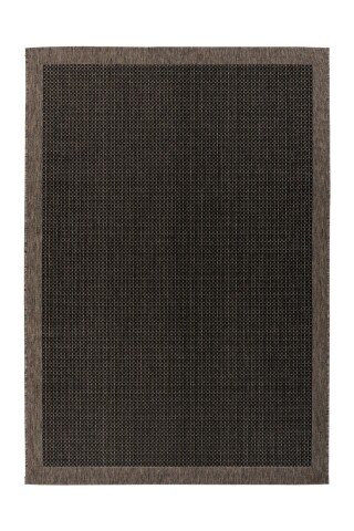 Teppich >Splash< in Anthrazit / Schwarz, 100% Polypropylen - 150x80cm (LxB)