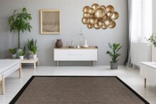 Teppich >Splash< in Grau / Braun, 100% Polypropylen - 290x200cm (LxB)