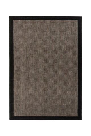 Teppich >Splash< in Grau / Braun, 100% Polypropylen - 150x80cm (LxB)