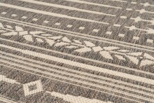 Teppich >Splash< in Braun / Creme, 100% Polypropylen - 230x160cm (LxB)