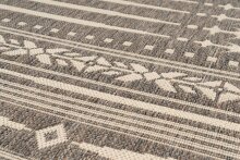 Teppich >Splash< in Braun / Creme, 100% Polypropylen - 290x200cm (LxB)