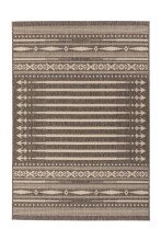 Teppich >Splash< in Braun / Creme, 100% Polypropylen - 290x200cm (LxB)