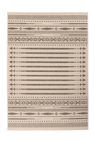 Teppich >Splash< in Creme / Braun, 100% Polypropylen - 150x80cm (LxB)