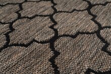 Teppich >Splash< in Grau / Braun, 100% Polypropylen - 170x120cm (LxB)