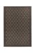 Teppich >Splash< in Grau / Braun, 100% Polypropylen - 170x120cm (LxB)