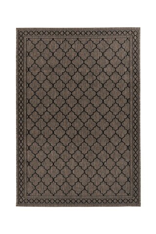 Teppich >Splash< in Grau / Braun, 100% Polypropylen - 150x80cm (LxB)