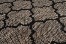 Teppich >Splash< in Grau / Braun, 100% Polypropylen - 150x80cm (LxB)