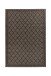 Teppich >Splash< in Grau / Braun, 100% Polypropylen - 150x80cm (LxB)