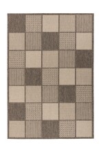 Teppich >Splash< in Braun / Creme, 100%...