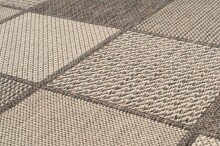 Teppich >Splash< in Braun / Creme, 100% Polypropylen - 150x80cm (LxB)
