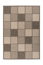Teppich >Splash< in Braun / Creme, 100%...