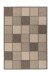 Teppich >Splash< in Braun / Creme, 100% Polypropylen - 150x80cm (LxB)
