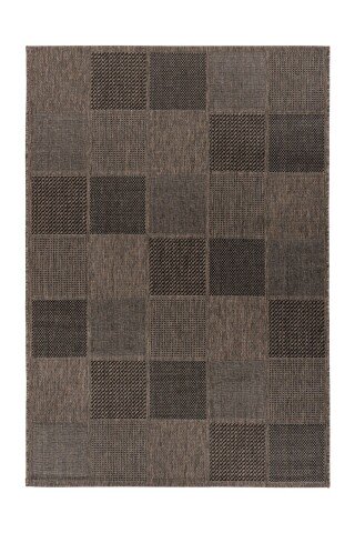 Teppich >Splash< in Grau / Braun, 100% Polypropylen - 230x160cm (LxB)
