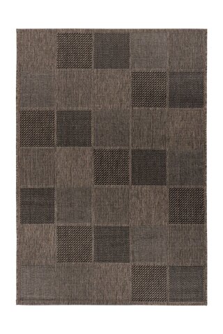 Teppich >Splash< in Grau / Braun, 100% Polypropylen - 290x200cm (LxB)