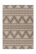 Teppich >Splash< in Braun / Creme, 100% Polypropylen - 170x120cm (LxB)
