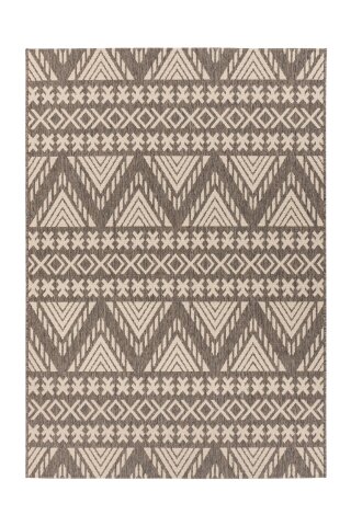 Teppich >Splash< in Braun / Creme, 100% Polypropylen - 230x160cm (LxB)
