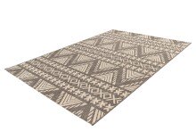 Teppich >Splash< in Braun / Creme, 100% Polypropylen - 150x80cm (LxB)