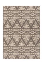 Teppich >Splash< in Braun / Creme, 100%...