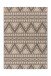 Teppich >Splash< in Braun / Creme, 100% Polypropylen - 150x80cm (LxB)