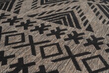 Teppich >Splash< in Grau / Braun, 100% Polypropylen - 230x160cm (LxB)