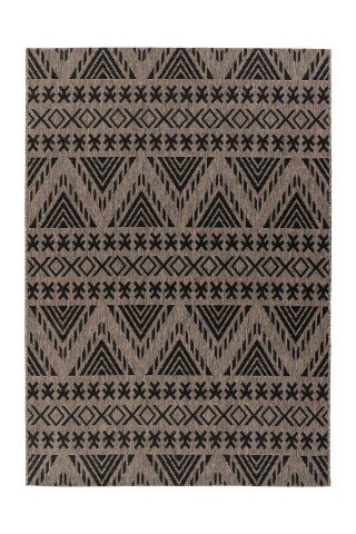 Teppich >Splash< in Grau / Braun, 100% Polypropylen - 290x200cm (LxB)