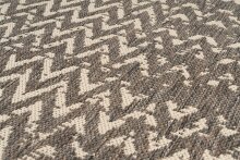 Teppich >Splash< in Braun / Creme, 100% Polypropylen - 170x120cm (LxB)