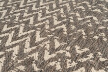 Teppich >Splash< in Braun / Creme, 100% Polypropylen - 230x160cm (LxB)