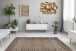 Teppich >Splash< in Braun / Creme, 100% Polypropylen - 150x80cm (LxB)