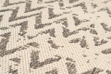Teppich >Splash< in Creme / Braun, 100% Polypropylen - 230x160cm (LxB)
