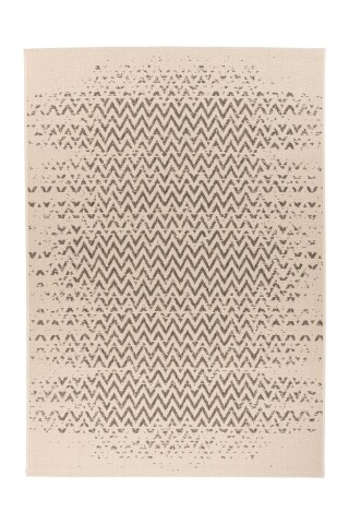 Teppich >Splash< in Creme / Braun, 100% Polypropylen - 150x80cm (LxB)