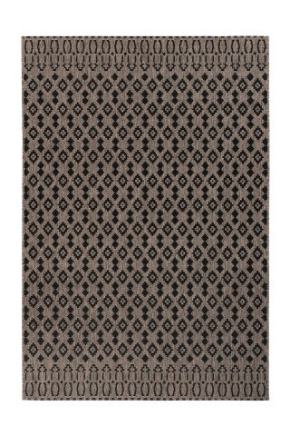 Teppich >Splash< in Grau / Braun, 100% Polypropylen - 230x160cm (LxB)