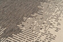 Teppich >Splash< in Braun / Creme, 100% Polypropylen - 170x120cm (LxB)