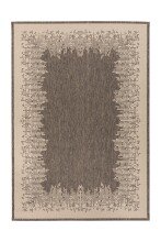 Teppich >Splash< in Braun / Creme, 100% Polypropylen - 290x200cm (LxB)