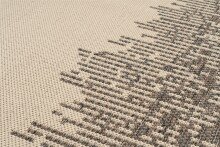 Teppich >Splash< in Creme / Braun, 100% Polypropylen - 290x200cm (LxB)