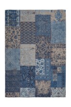Teppich >Symphony< in Blau, 100% Baumwolle -...