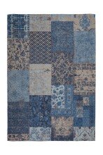 Teppich >Symphony< in Blau, 100% Baumwolle -...