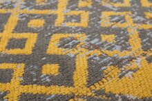 Teppich >Symphony< in Gold, 100% Baumwolle - 170x120cm (LxB)